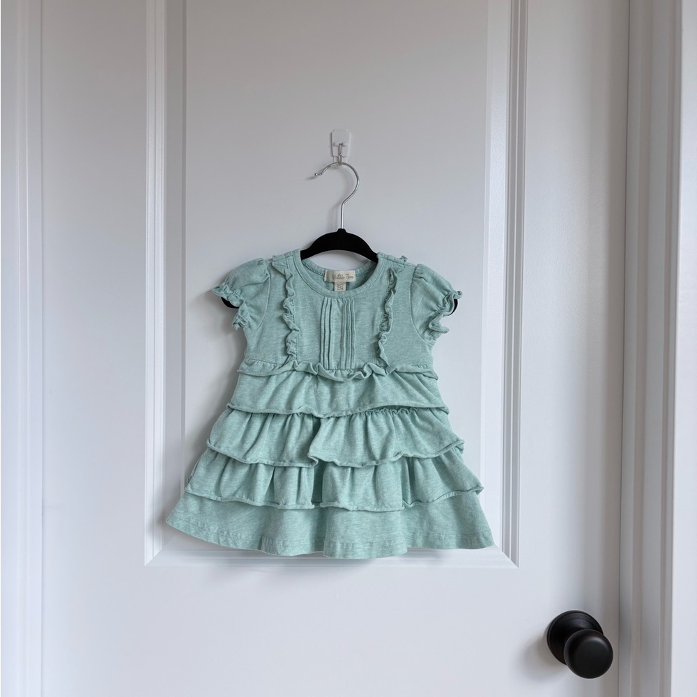 👗Matilda Jane Mint Green Ruffle Tiered Stretchy Dress